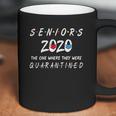 Seniors 2020 The One Where They Were Social Distancing Graduation Gift Coffee Mug