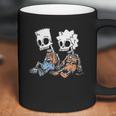 The Simpsons Bart And Lisa Skeletons Coffee Mug