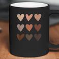 Skin Tone Hearts Black History Month No Skin Tone Melanin Coffee Mug