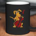 Smiletodays Brown Dog Playing Cello Coffee Mug