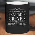 Smoking Cigars And Know Things Coffee Mug