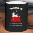 Snoopy Retired Shirt Coffee Mug