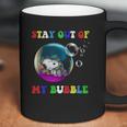 Snoopy Sleeping Stay Out Of My Bubble Coffee Mug