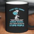 Snoopy Stay 6Ft Away I Have Anger Issues Shirt Coffee Mug