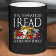 Snoopy Thats What I Do I Read And I Know Things Coffee Mug