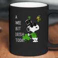 Snoopy A Wee Bit Irish Today Shamrock St Patrick’S Day Shirt Coffee Mug