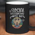 Social Distancing With My Dog Golden Retriever Coffee Mug