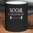 Social Distancing Math Teacher Coffee Mug