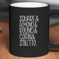 Square Almond Round Coffin Stiletto Nail Shapes Nail Tech Coffee Mug