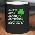 St Patricks Jack Jim Johnny Jameson The Four Fathers Coffee Mug