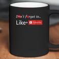 Like Subscribe Blogger Content Creators Channel Coffee Mug