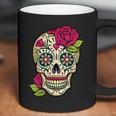 Sugar Skull Flower Crown Day Of The Dead Halloween Men Women T-Shirt Graphic Print Casual Unisex Tee Coffee Mug