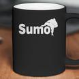 Sumo Japanese Fighter Logo Coffee Mug