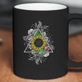 Sunflower Sacred Geometry Floral Flower Of Life Hippie Women Coffee Mug