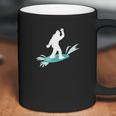 Surfing Bigfoot In Hawaii Aloha Tiki Bar Luau Party Coffee Mug