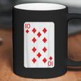 Ten Of Diamonds Playing Cards Halloween Costume Casino Easy Coffee Mug