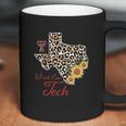 Texas Tech Red Raiders Leopard State Map Sunflower Coffee Mug