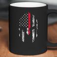 Thin Red Line Spartan Usa Flag Coffee Mug