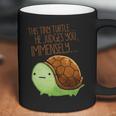 This Tiny Turtle He Judges You Immensely Coffee Mug