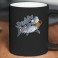 Tough Smoking Daddy Shark Coffee Mug