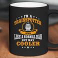 Trainspotter Dad Trainspotting Design Steam Locomotive Funny Gift Graphic Design Printed Casual Daily Basic Coffee Mug