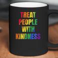 Treat People With Kindness Queer Lgbtq Love Equality Bi Coffee Mug