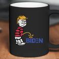 Trump 2021 Peeing Pissing Pee On Biden Anti Biden Coffee Mug