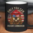 Trump Bear 45 47 Maga 2024 Only You Can Prevent Communism Coffee Mug