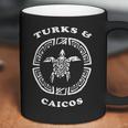 Turks & Caicos Retro Vintage Tribal Turtle Vacation Gift Coffee Mug