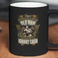 Never Underestimate An Old Man Listening To Johnny Cash Coffee Mug