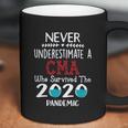 Never Underestimate Who Survived The Pandemic Cma Coffee Mug