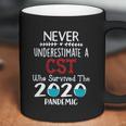 Never Underestimate Who Survived The Pandemic Cst Coffee Mug