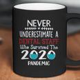 Never Underestimate Who Survived The Pandemic Dental Staff Coffee Mug