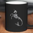 Unicorn Mermaid Skeleton Halloween Fantasy Art Coffee Mug