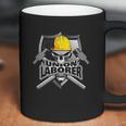 Union Laborer Construction Skull And Sledge Hammers Coffee Mug