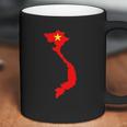 Vietnam Country Map With Vietnamese Flag Coffee Mug