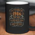 Vintage 1986 October 36 Years Old 36Th Birthday Gift Coffee Mug