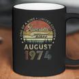 Vintage August 1974 Retro 47 Years Old 47Th Birthday Idea Coffee Mug