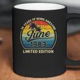 Vintage Born In June 1983 Retro 38 Years Old 38Th Birthday Coffee Mug