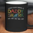 Vintage Daddy Shark Doo Doo Daddy Gifts Coffee Mug