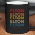 Vintage Elton Retro Personalized Design Name Coffee Mug