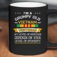 Vintage Im A Grumpy Old Vietnam Veteran For Men Coffee Mug