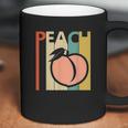 Vintage Peach Peach Fruit Emoji Gift Coffee Mug