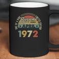 Vintage Retro April 1972 49Th Birthday Gift 49 Years Old Coffee Mug