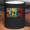 Vintage Retro Cancun Palm Tree Logo Coffee Mug