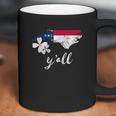 Vintage State Of North Carolina Yall Flag Dogwood Coffee Mug