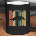 Vintage Style Platypus Silhouette T-Shirt Coffee Mug