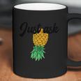 Vintage Upside Down Pineapple Just Ask Subtle Swinger Meaningful Gift Coffee Mug