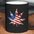 Vintage Weed American Flag 420 Coffee Mug