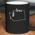 Washington State Home I Love Evergreen State Seattle Coffee Mug